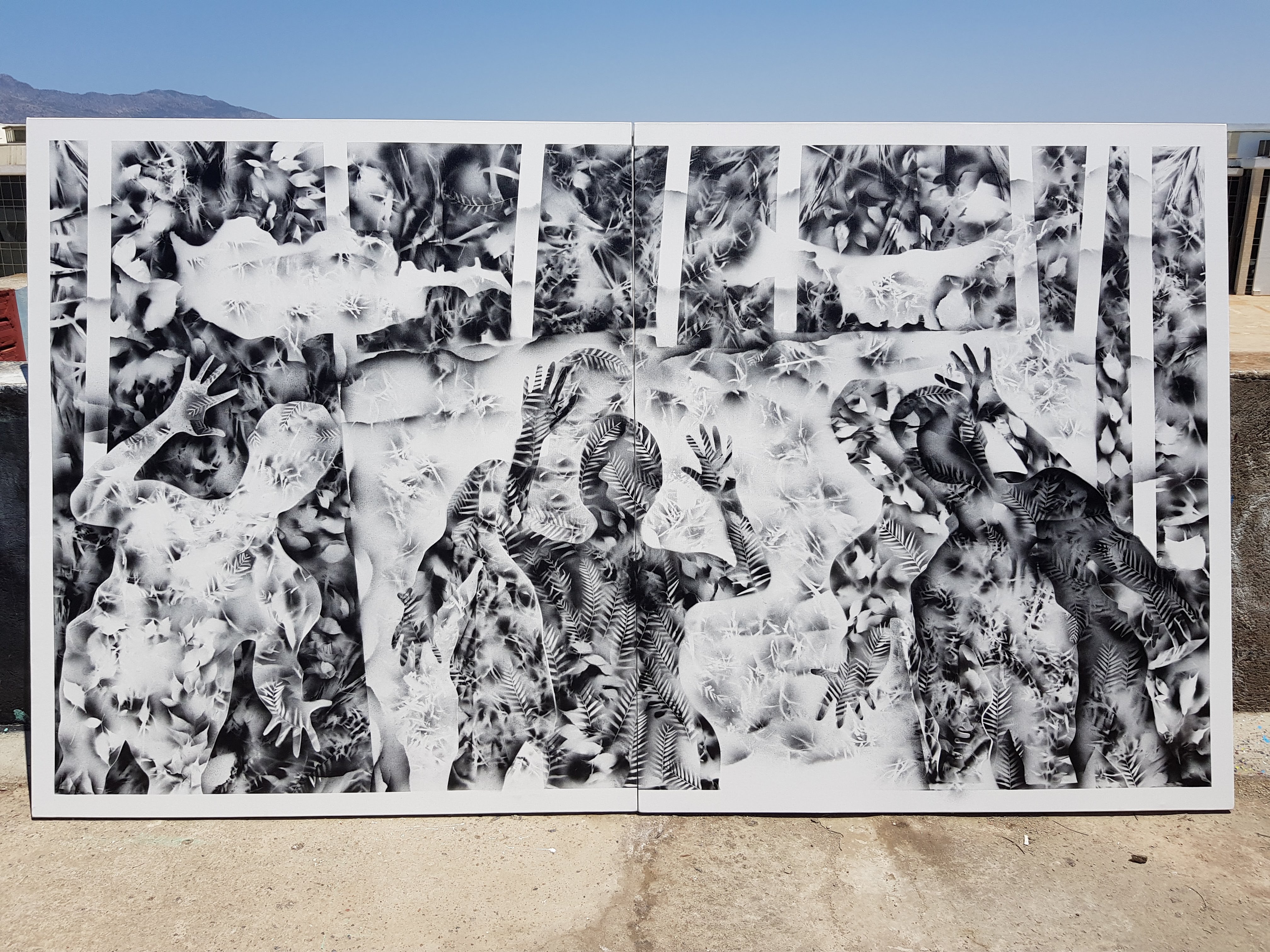 Tuval Üzerine Akrilik Boya 120x240 cm 2019 KIBRIS